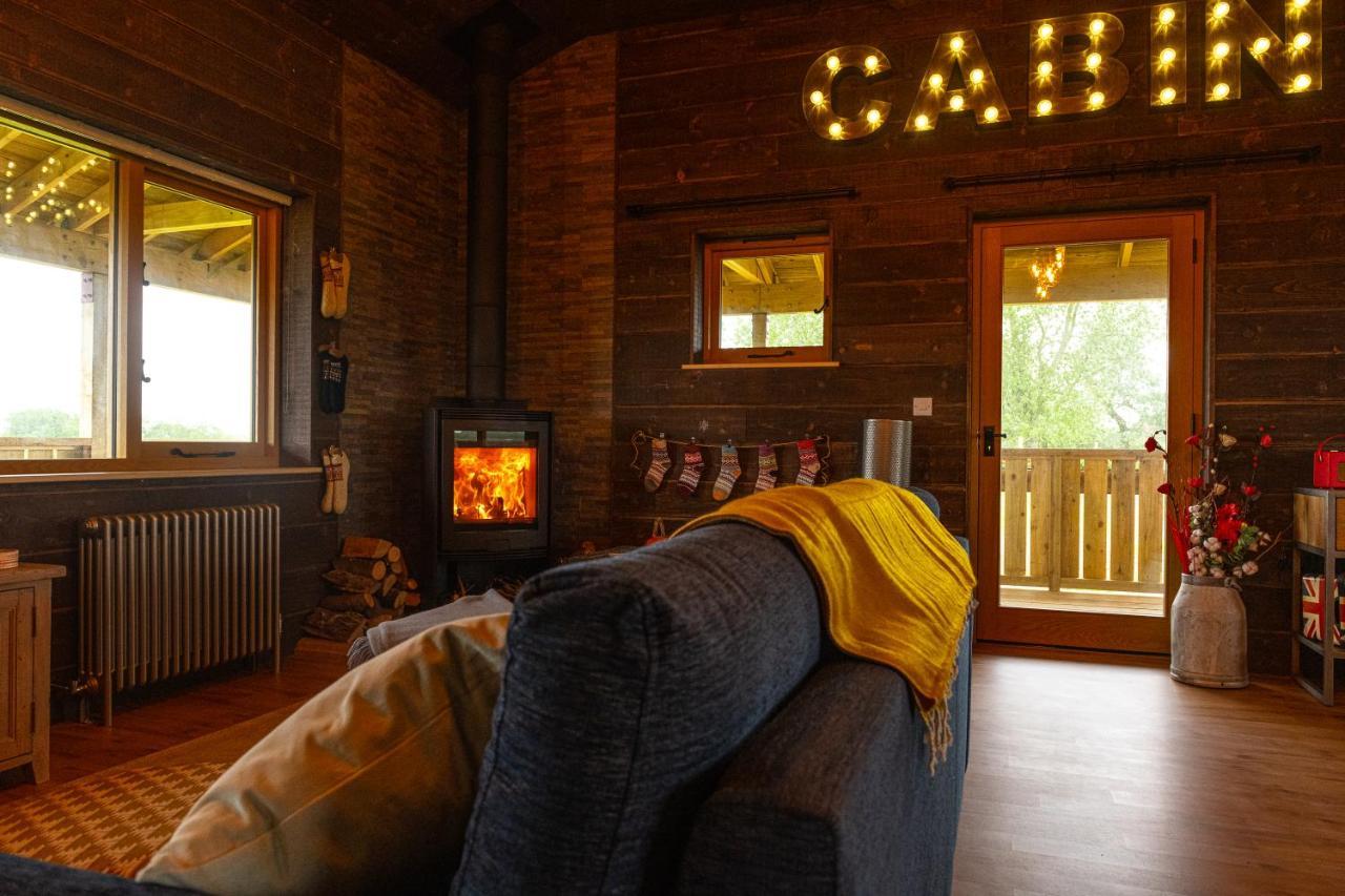 Luxury Log Cabin With A Hot Tub Stone  Esterno foto